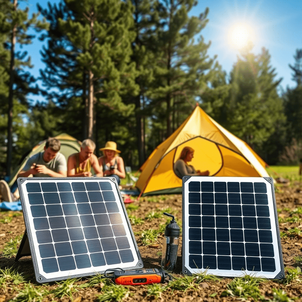 Portable Solar Panels: Must-Have Gear for Camping Trips: Great Guide