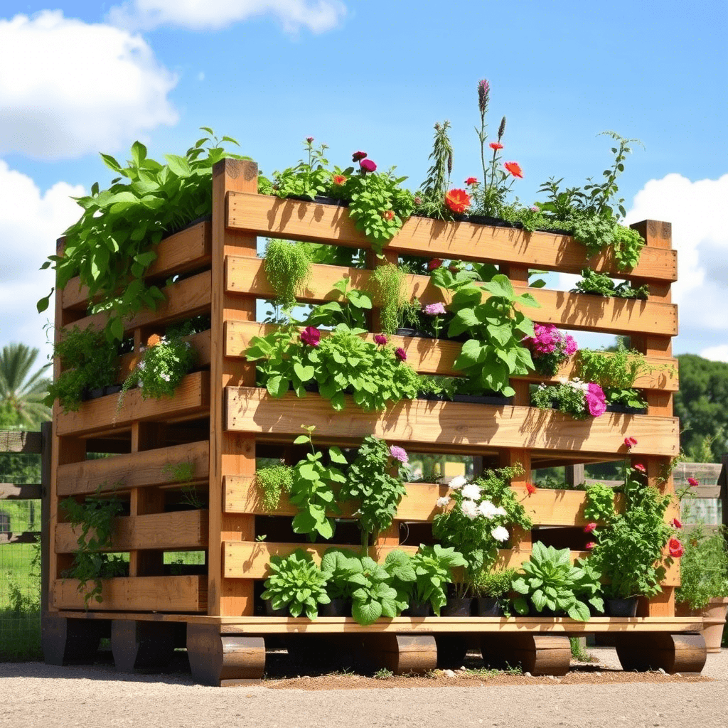 Project 3: Wooden Pallet Vertical Garden