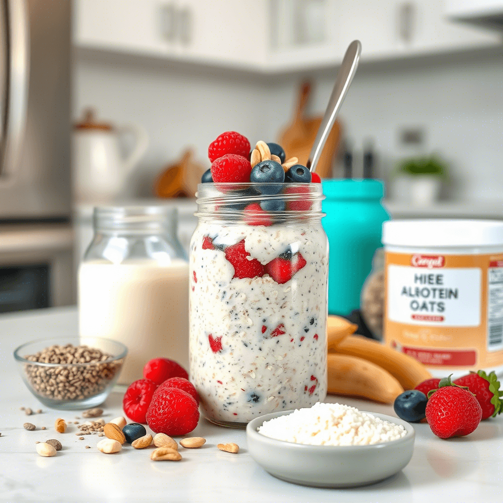 1. Protein-Packed Overnight Oats