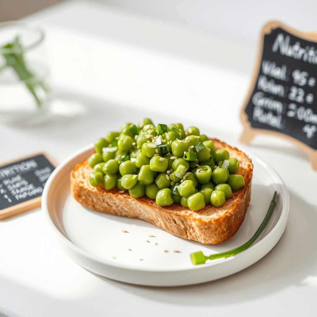 6. Edamame Toast